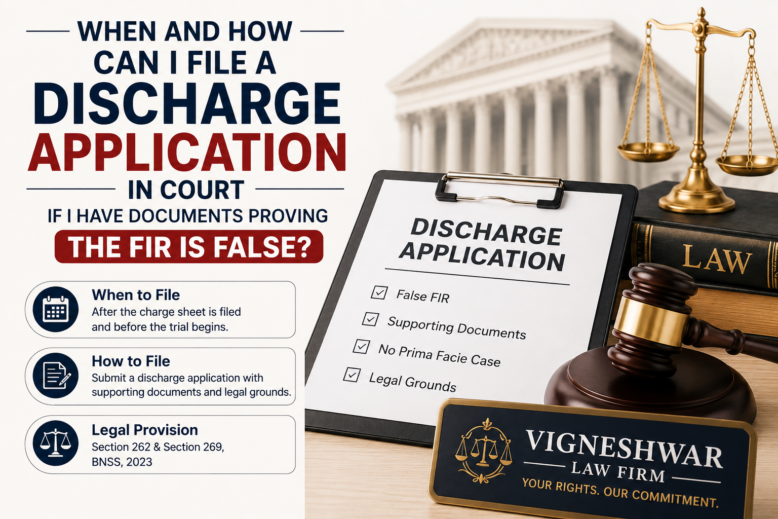 Discharge Application in Allahabad High Court